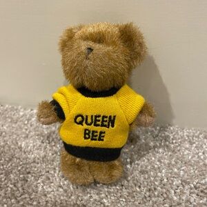 Mini Boyds‎ Bear Queen Bee Yellow Sweater Plush Keychain Thinkin of Ya Series 4”